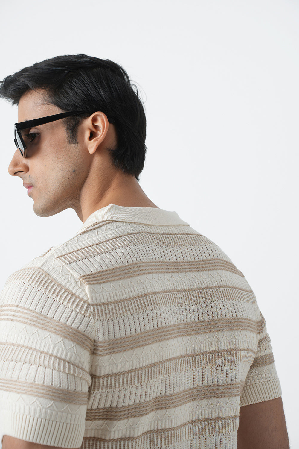 BISQUE KNIT POLO SHIRT