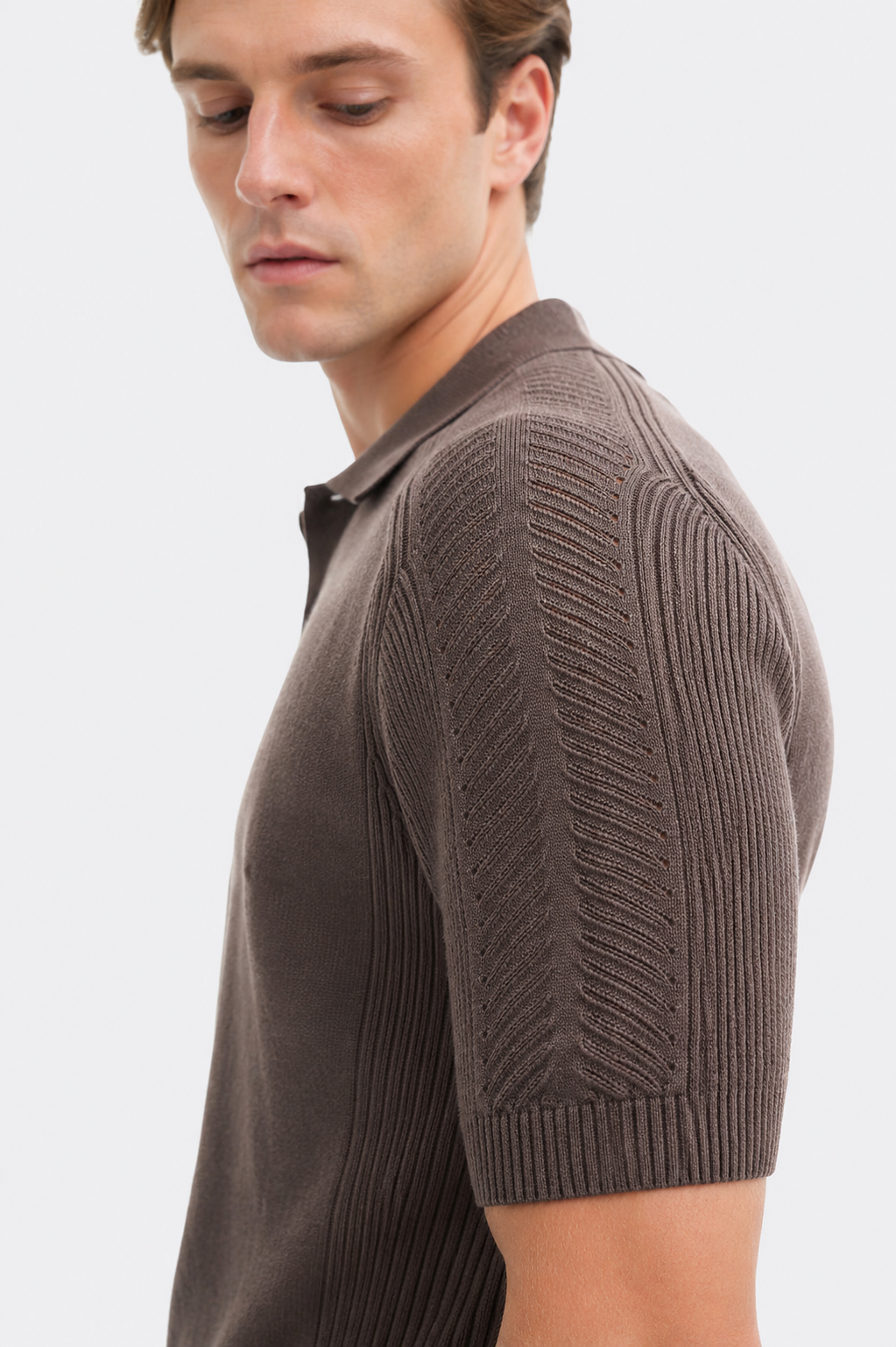 TRUFFLE POLO KNIT SHIRT