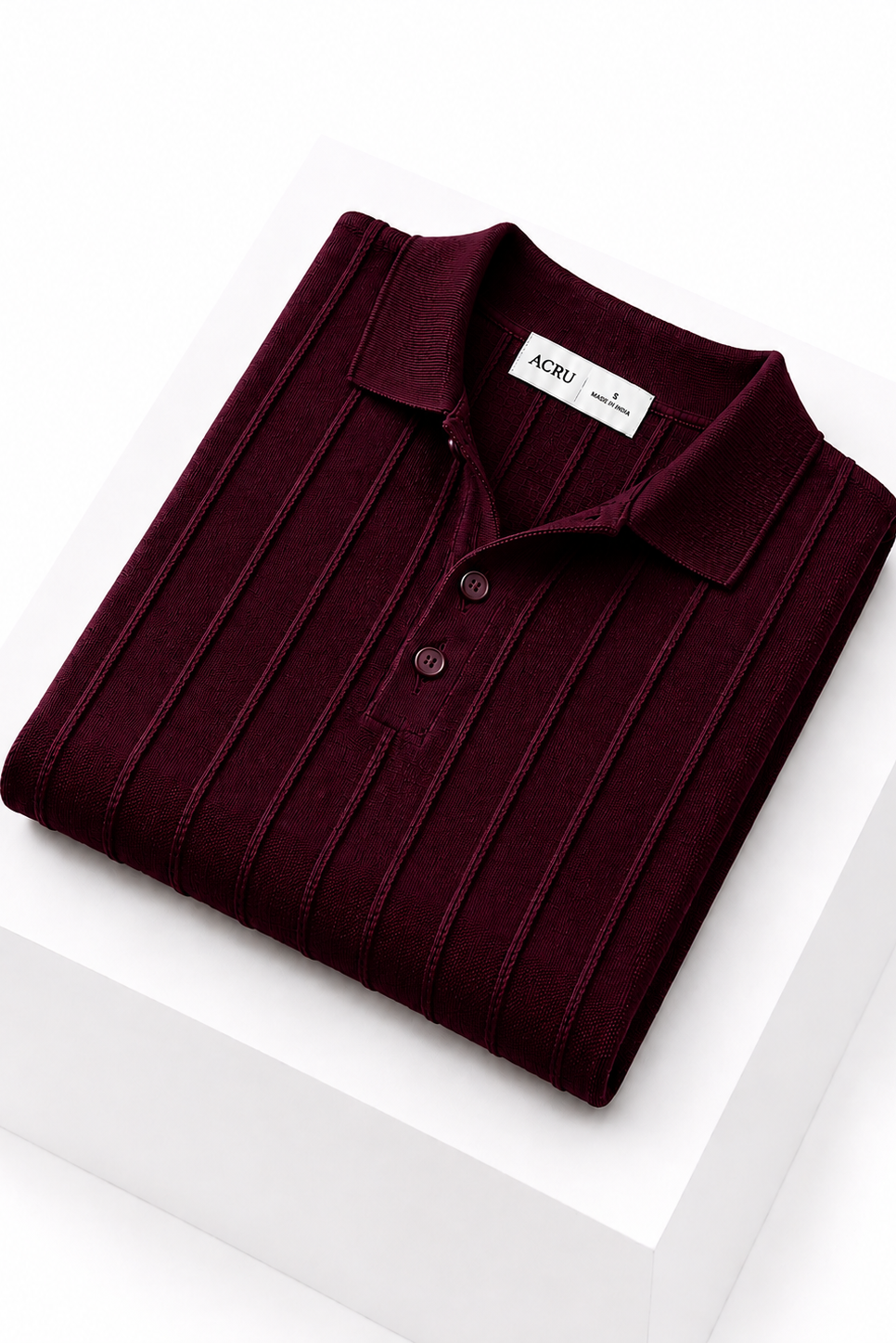 Maroon Polo Knit Shirt