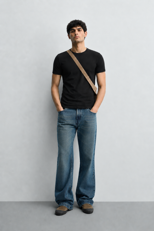 MID - BLUE RELAXED FIT JEANS