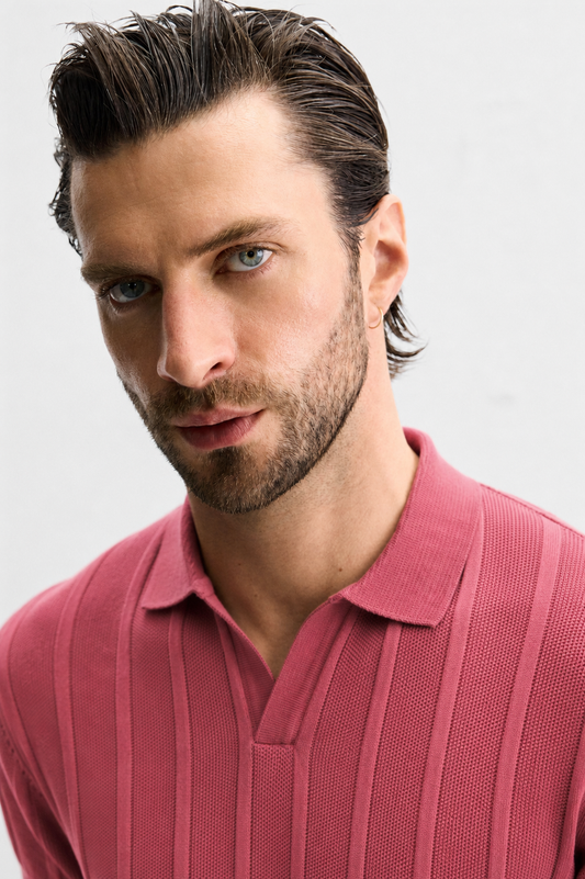 Cranberry Polo Knit Shirt