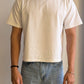WHITE CROPPED T-SHIRT