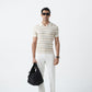 BISQUE KNIT POLO SHIRT