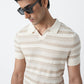 BISQUE KNIT POLO SHIRT