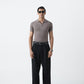 TRUFFLE POLO KNIT SHIRT