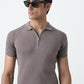TRUFFLE POLO KNIT SHIRT