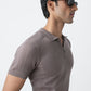TRUFFLE POLO KNIT SHIRT
