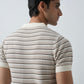 LIGHT STONE KNIT POLO SHIRT