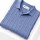 Powder Blue Polo Knit Shirt
