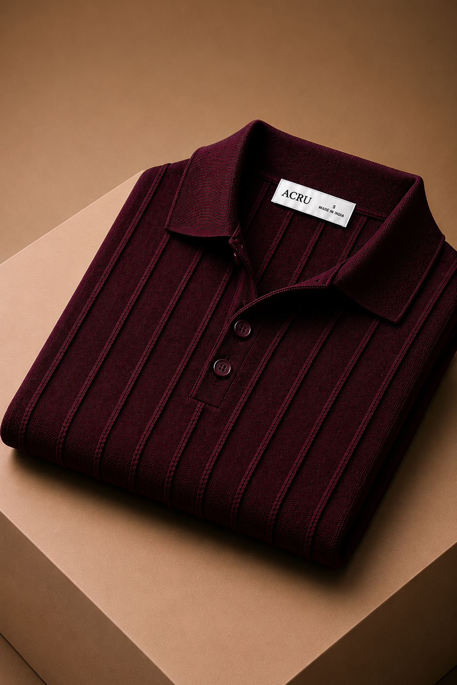 Maroon Polo Knit Shirt