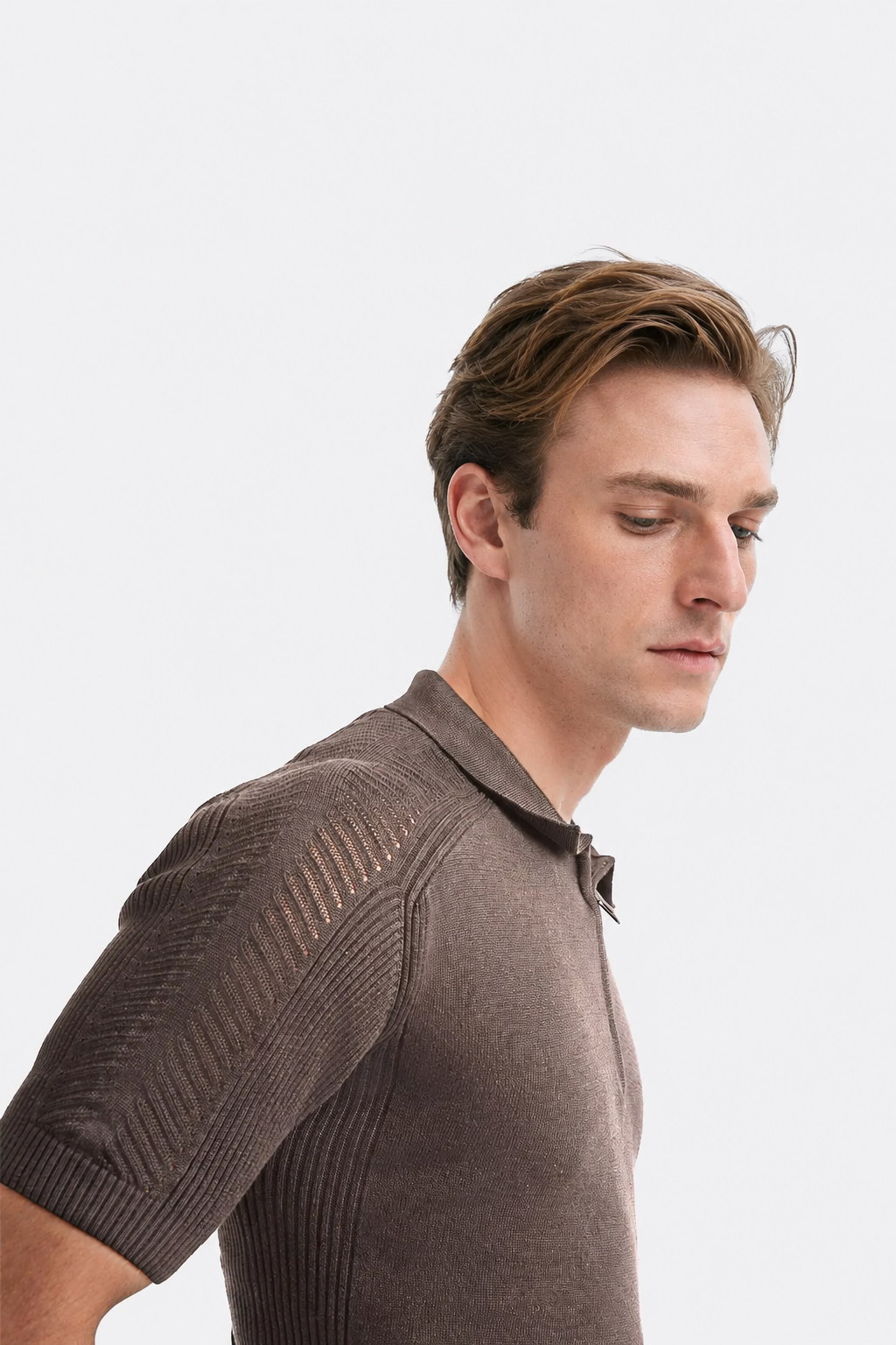 TRUFFLE POLO KNIT SHIRT